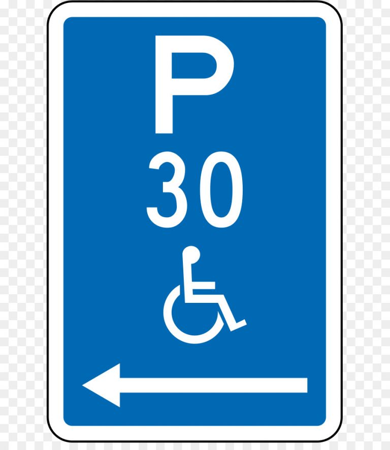 Road Signs In New Zealand Car Park Disabled Parking Permit Free