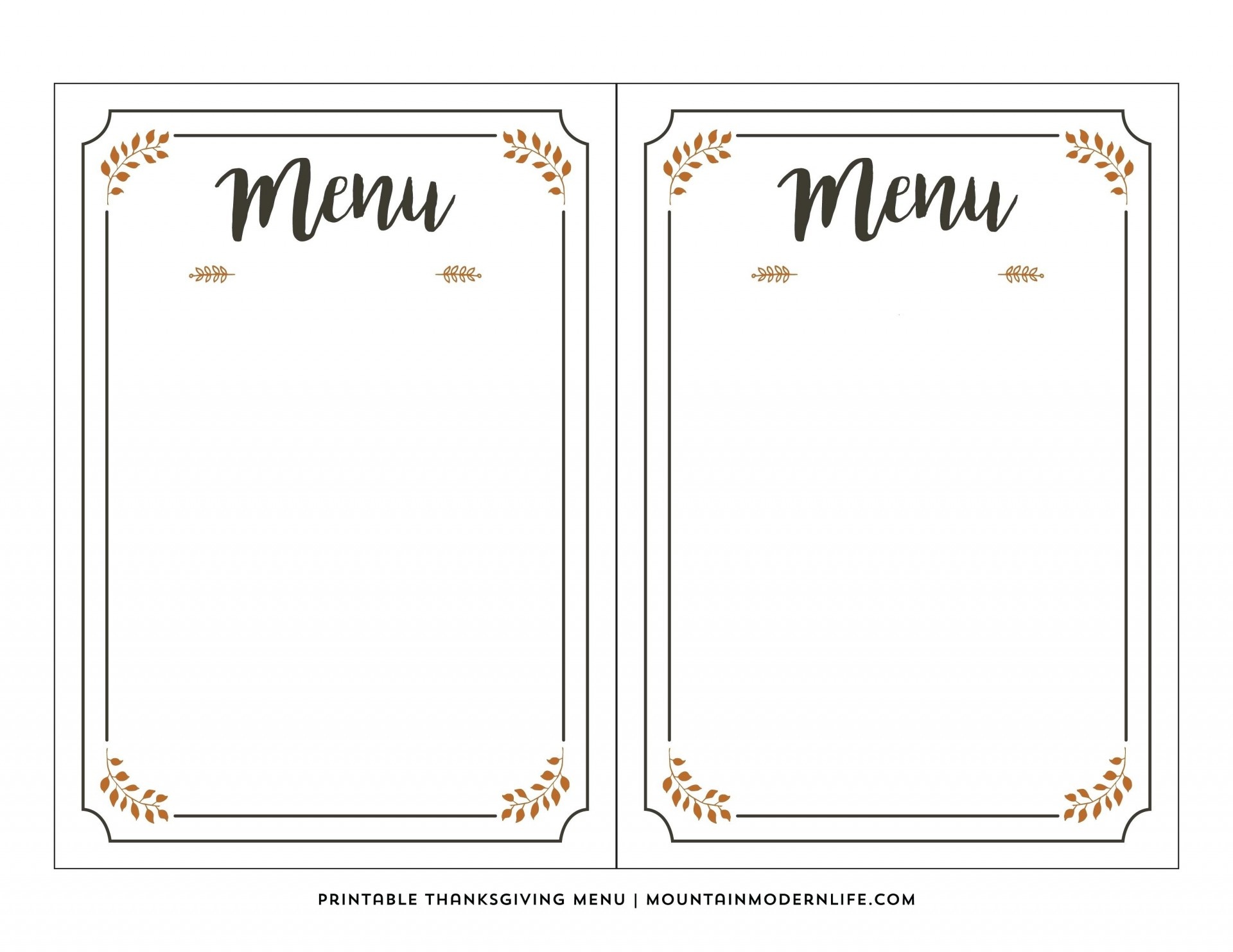 003 Free Printable Menu Template Templates For Kids New Awesome - Free Printable Menu Templates