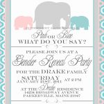 021 Gender Reveal Invitation Templates Template Ideas Beautiful Twin   Free Printable Gender Reveal Templates
