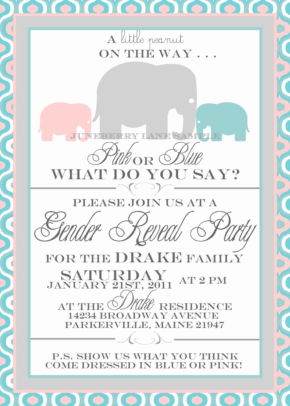 021 Gender Reveal Invitation Templates Template Ideas Beautiful Twin - Free Printable Gender Reveal Templates
