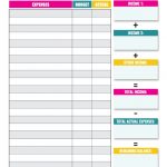 10 Budget Templates That Will Help You Stop Stressing About Money   Free Printable Finance Sheets