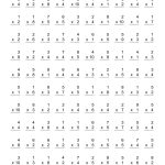 100 Vertical Questions    Multiplication Facts    1 51 10 (A)   Free Printable Multiplication Timed Tests
