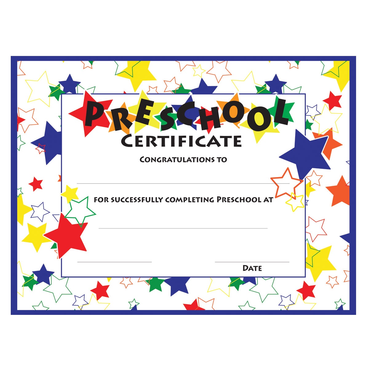 11+ Preschool Certificate Templates - Pdf | Free &amp;amp; Premium Templates - Free Printable Children&amp;amp;#039;s Certificates Templates