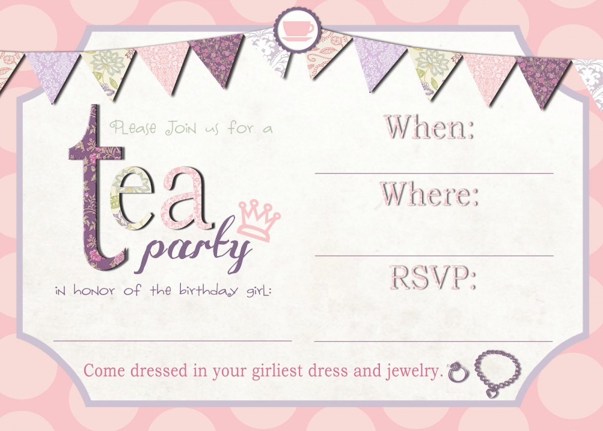 12 Cool Mad Hatter Tea Party Invitations | Kittybabylove - Mad Hatter Tea Party Invitations Free Printable