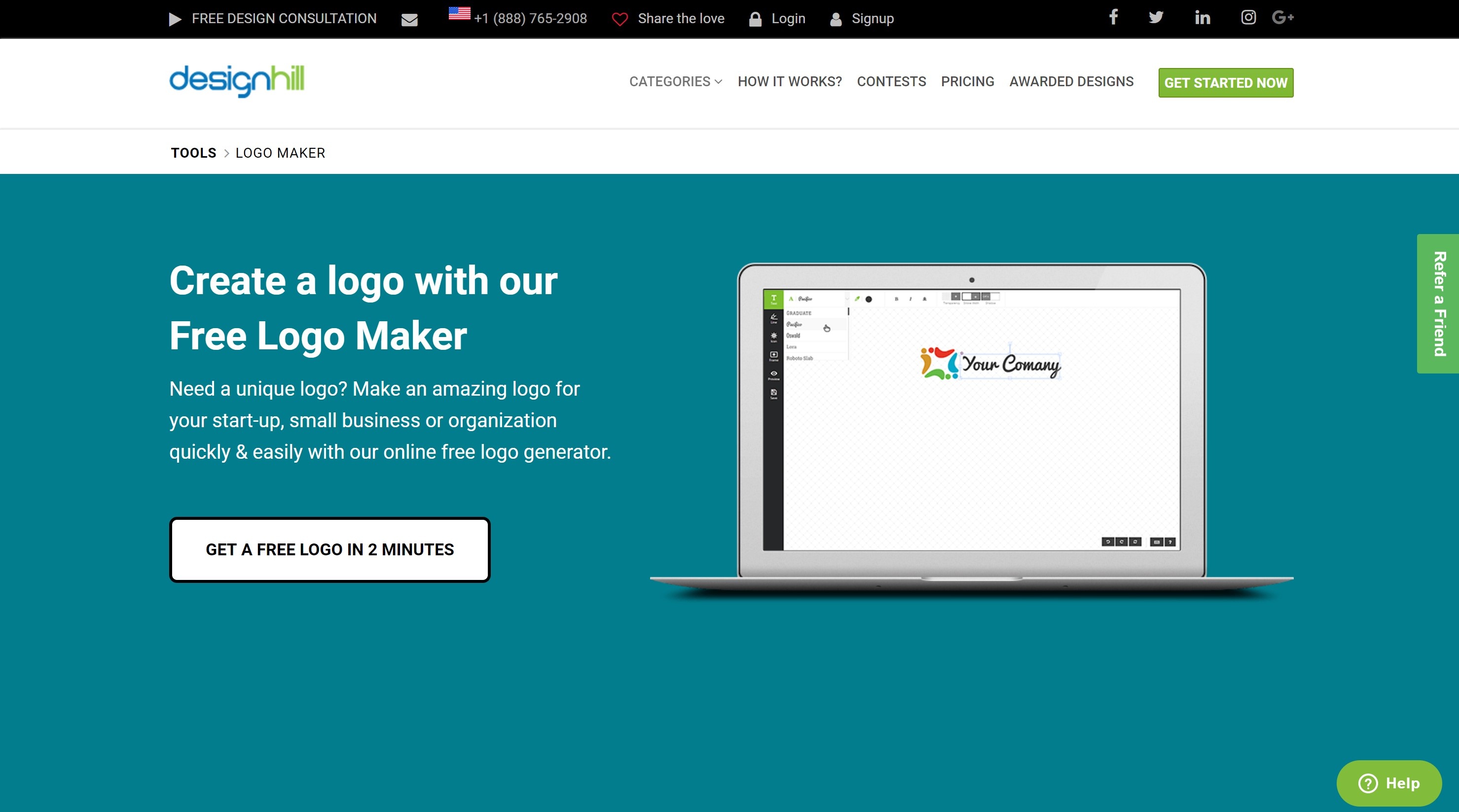 15 Best Free Online Logo Makers &amp;amp; Generators - Websitesetup - Free Printable Logo Maker
