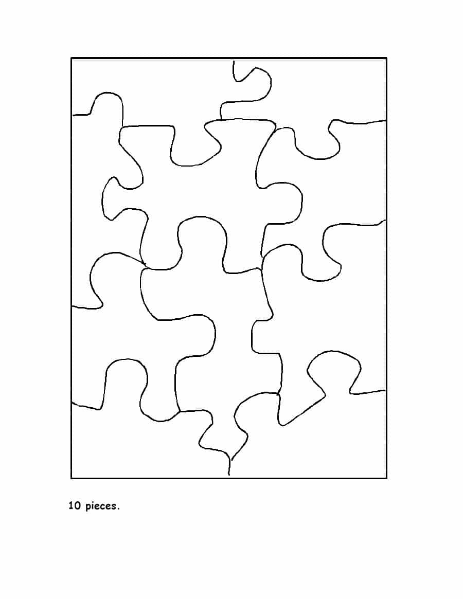 19 Printable Puzzle Piece Templates ᐅ Template Lab - Free Blank Printable Puzzle Pieces