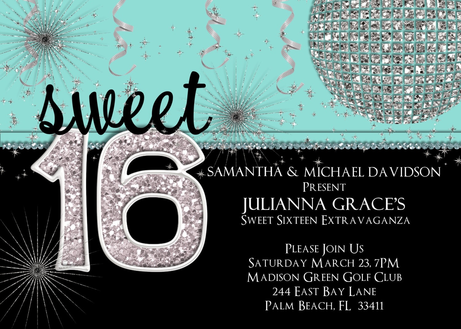 20 Best 16Th Birthday Party Invitations - Home Inspiration And Diy - Free Printable Sweet 16 Birthday Party Invitations