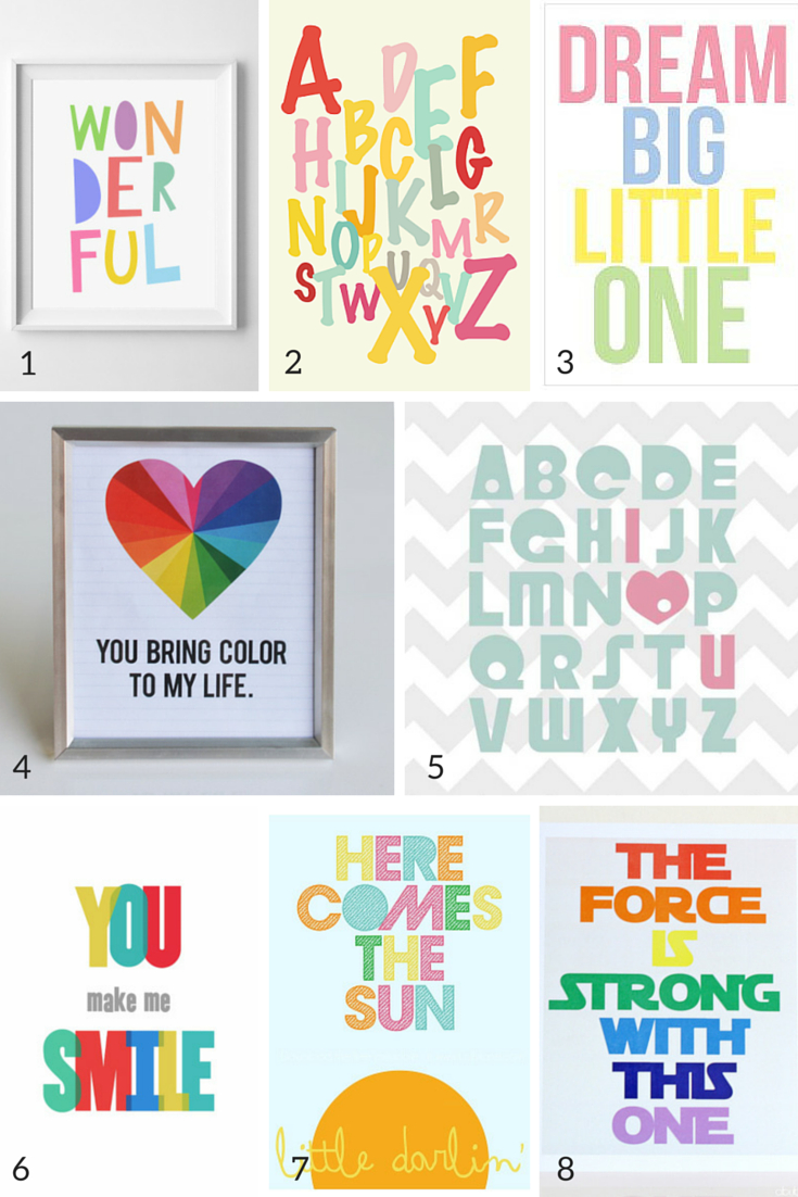 21 Free Printable Art Prints To Quickly Decorate The Barest Of Walls - Free Printable Nursery Resources