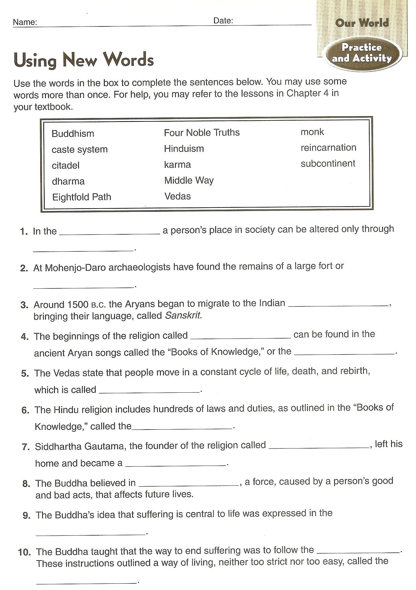 2Nd Grade History Worksheets Grade Black History Month Worksheets - Free Printable 8Th Grade Social Studies Worksheets