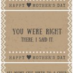 30 Funny Mother's Day Cards   Free Printables With Hilarious Quotes   Free Printable Funny Mother's Day Cards