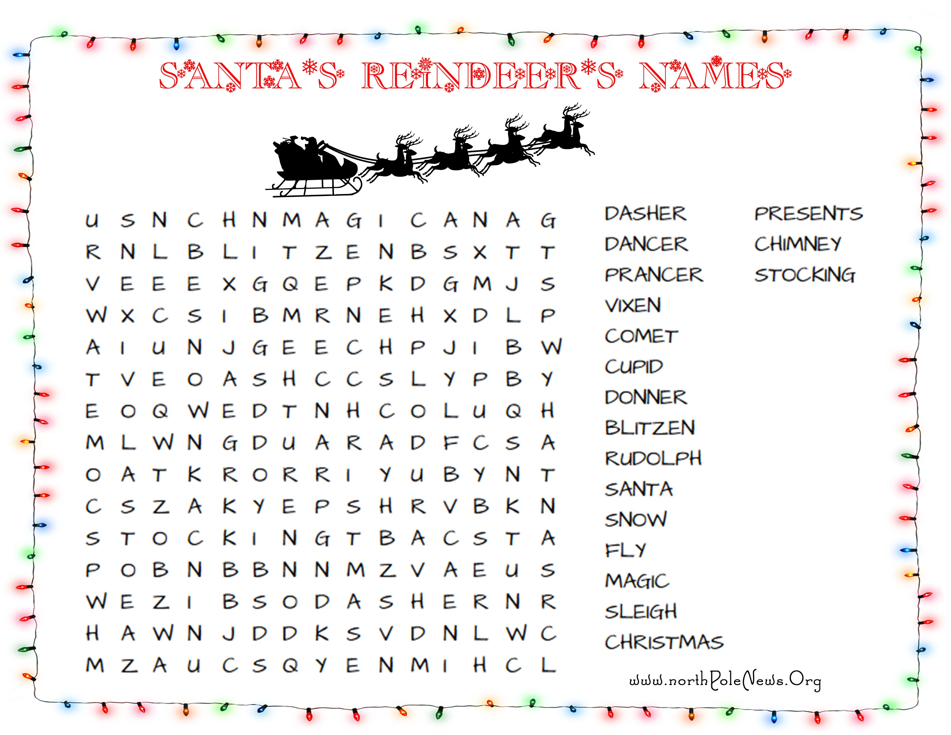 31 Free Christmas Word Search Puzzles For Kids - Free Printable Christmas Puzzles Word Searches