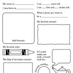 33 Pedagogic 'all About Me' Worksheets | Kittybabylove   Free Printable All About Me Worksheet