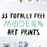 33 Totally Free Modern Art Printables For Your Home | *all Things   Free Printable Art Pictures