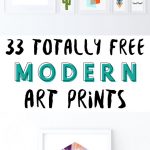 33 Totally Free Modern Art Printables For Your Home   Fox + Hazel   Free Printable Wall Art Prints
