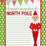 4 Best Images Of Elf On The Shelf Free Printable Christmas Paper   Free Printable Elf Stationery