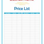 40 Free Price List Templates (Price Sheet Templates) ᐅ Template Lab   Free Printable Data Sheets