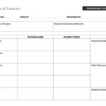 5 Free Lesson Plan Templates & Examples   Lucidpress   Free Printable Blank Lesson Plan Pages