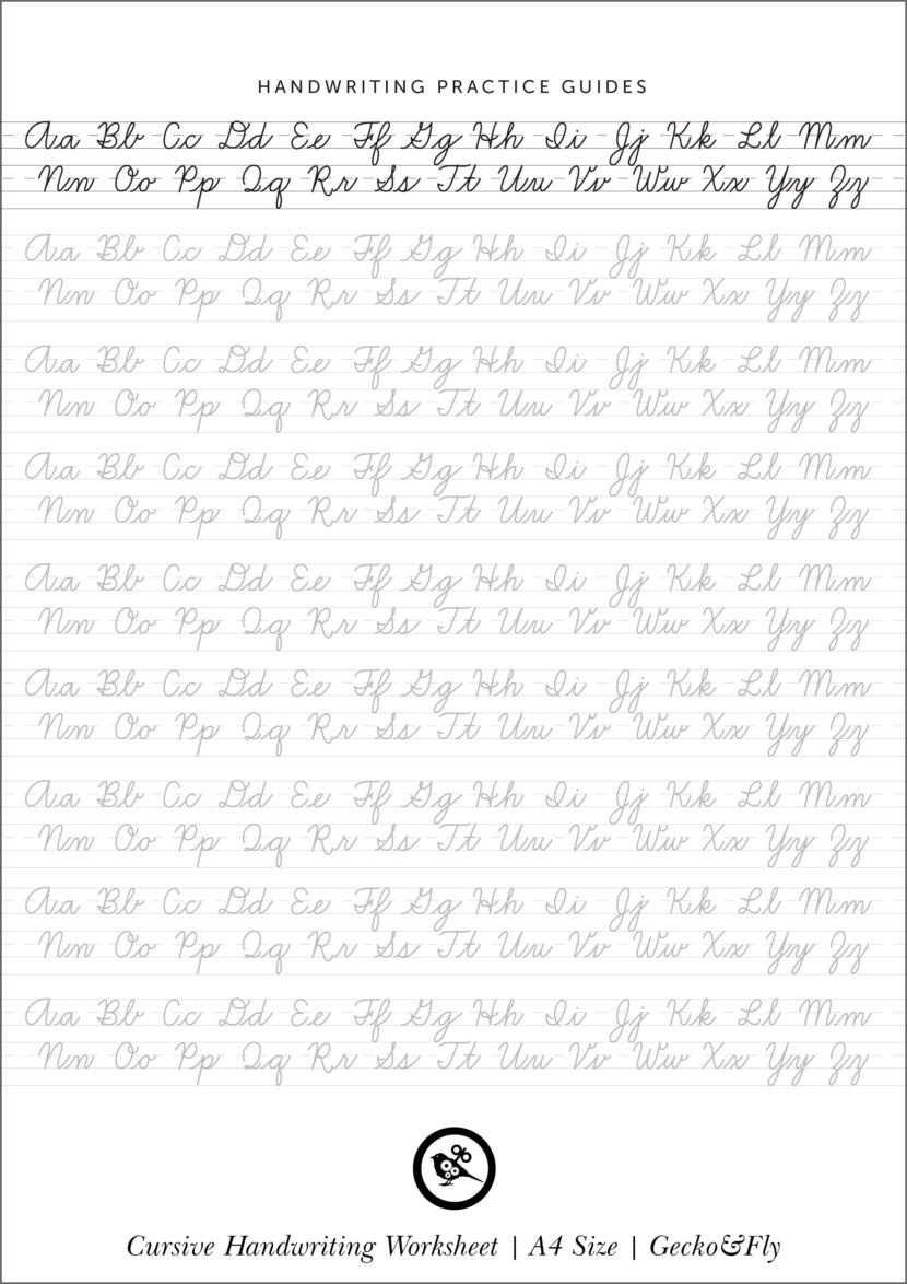 5 Printable Cursive Handwriting Worksheets For Beautiful Penmanship - Free Printable Cursive Writing Paragraphs