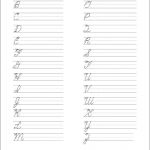 5 Printable Cursive Handwriting Worksheets For Beautiful Penmanship   Free Printable Handwriting Paper