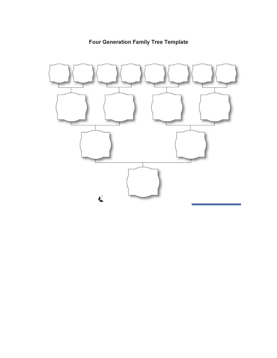 50+ Free Family Tree Templates (Word, Excel, Pdf) ᐅ Template Lab - Free Printable Family Tree Charts