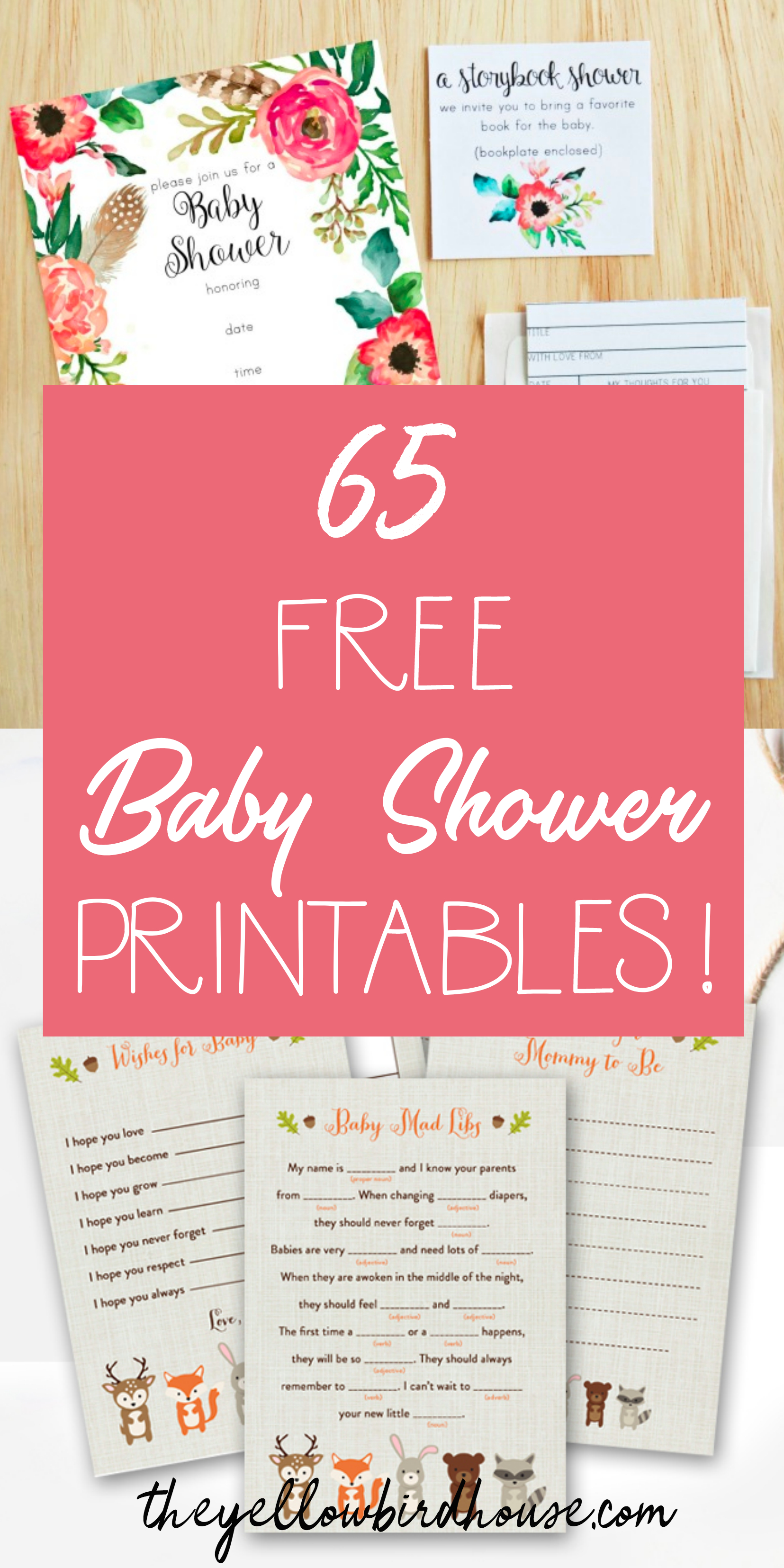 65 Free Baby Shower Printables For An Adorable Party - Baby Shower Bunting Free Printable