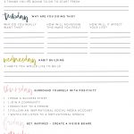 7 Days To Get Motivated! Free Motivational Worksheet Printable   Free Printable Fitness Worksheets