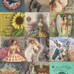 7 Free Creative Collage Sheet Printables For Decoupage Tissue Paper   Free Printable Picture Collage