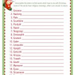 8 Games For Your Christmas Celebration | Christmas Party Games   Free Printable Christmas Word Games For Adults