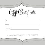 A Cute Looking Gift Certificate | S P A | Gift Certificate Template   Free Printable Gift Certificates For Hair Salon