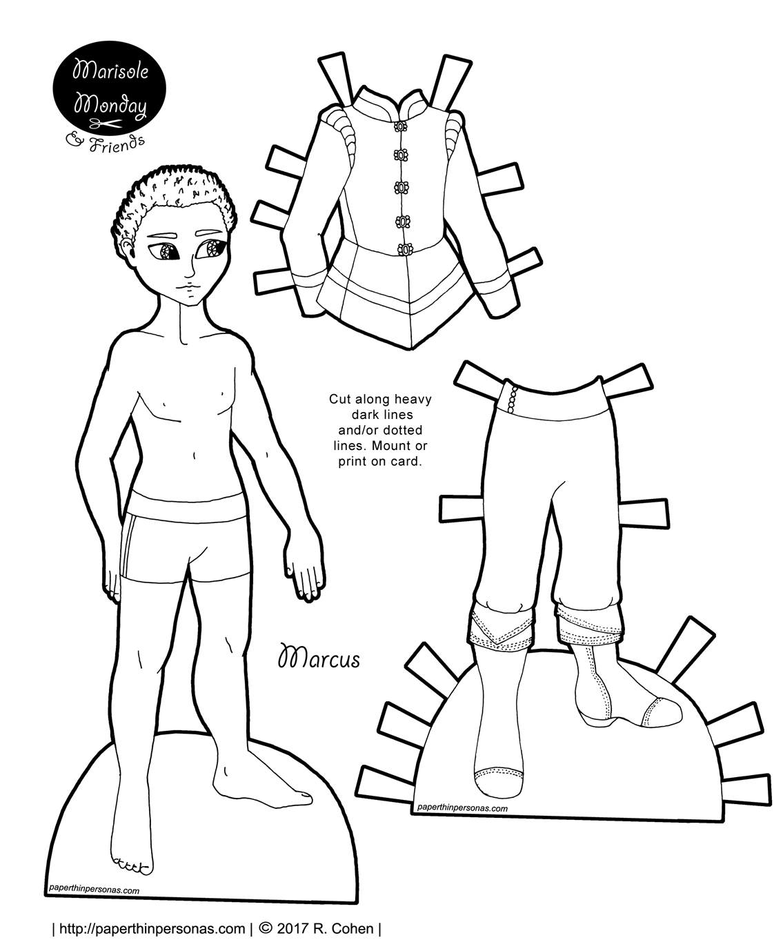 A Free Printable African-American Fairy Tale Prince Paper Doll - Free Printable Paper Dolls