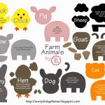 A Little Bit Of Everything : Free Printable Farm Animal Template   Free Printable Farm Animals