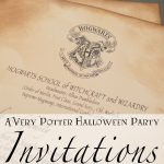 A Very Potter Halloween Party: Invitations | Diy Projects I Might   Harry Potter Birthday Invitations Free Printable