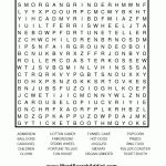 Activity Idea: Distract Yourself With Puzzles! These Are Free, Easy   Free Printable Word Search Puzzles For Adults