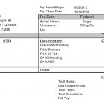Adp Pay Stub Template Free   Free Printable Pay Stubs Online