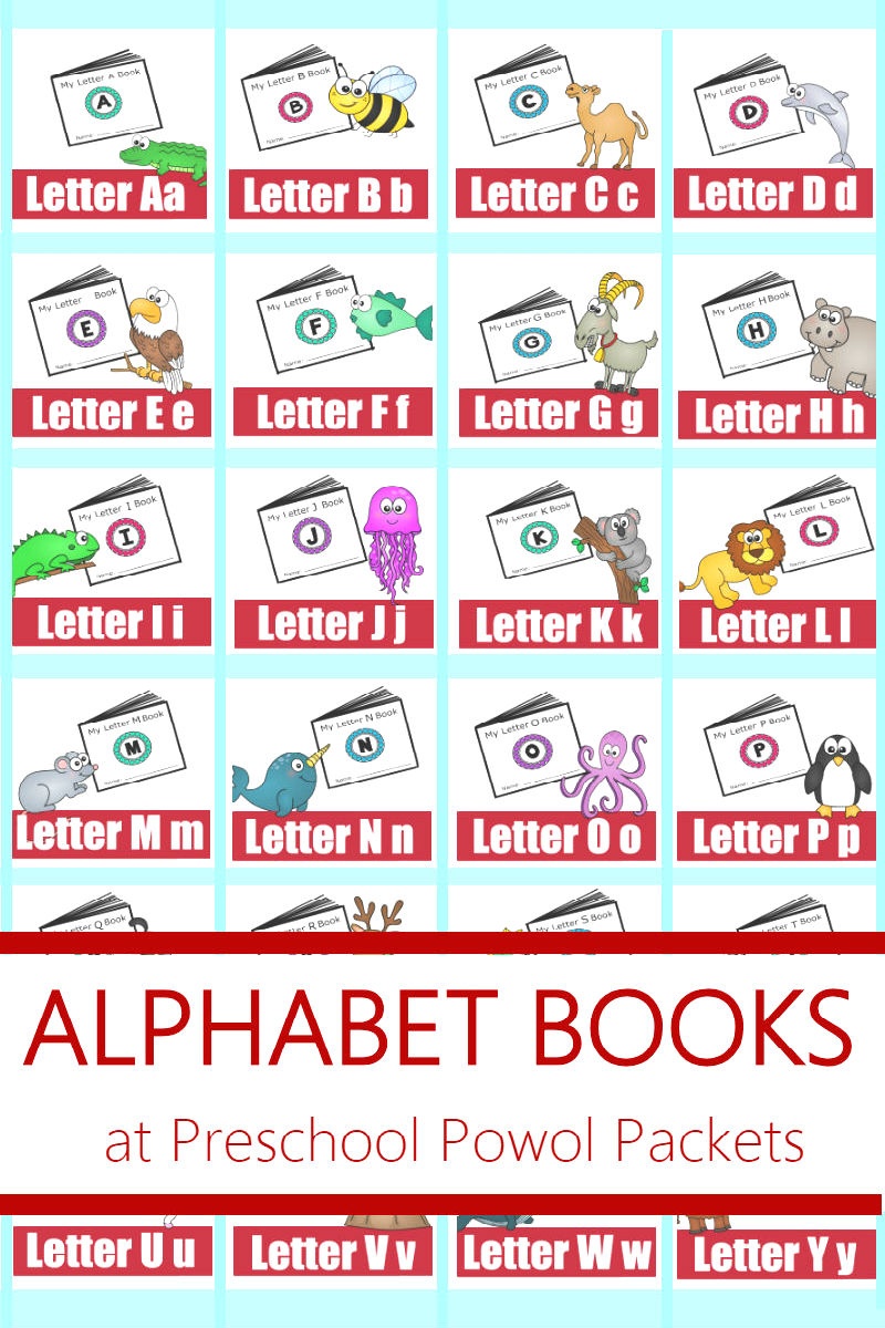 Alphabet! Free Printable Mini Books | Preschool Powol Packets - Free Printable Mini Books