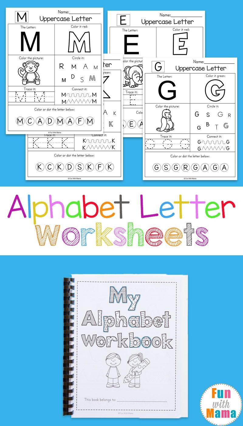 Alphabet Worksheets | Free Printables | Letter Worksheets, Alphabet - Free Printable Alphabet Pages