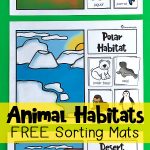 Animal Habitats Sorting Mats | Totschooling   Toddler, Preschool   Free Printable Animal X Rays