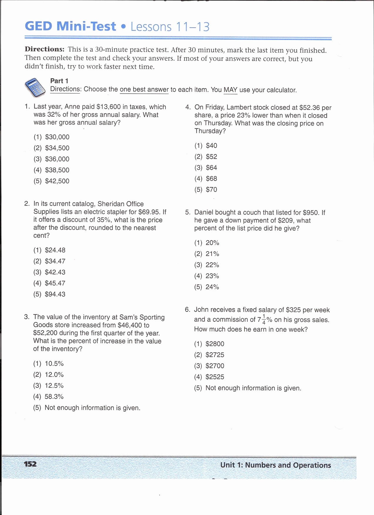 Mttc Practice Test (115 Math 48) Practice Questions Answers In