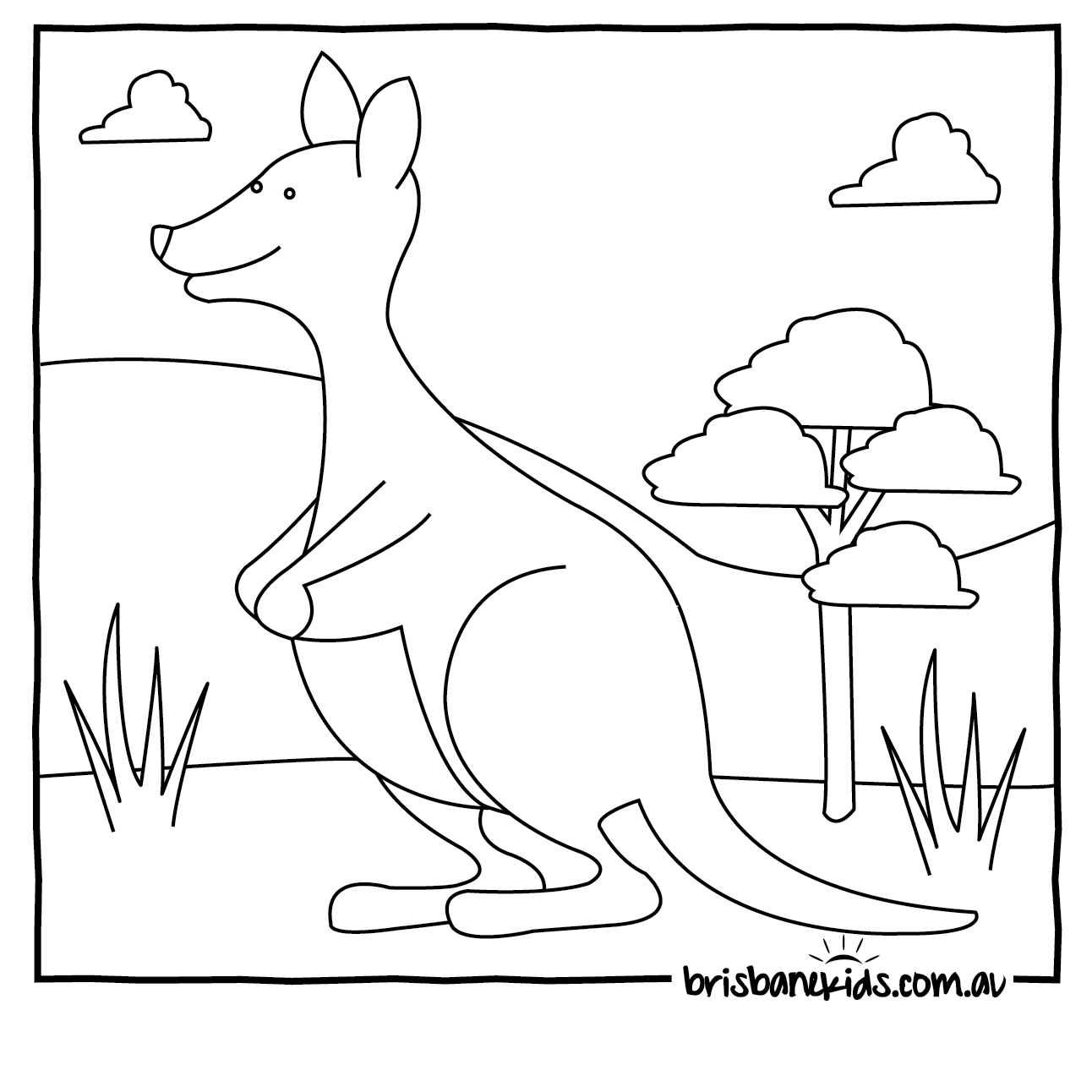 Australian Animals Colouring Pages | Brisbane Kids - Free Printable Pictures Of Australian Animals