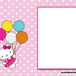 Awesome Free Perfect Hello Kitty Baby Shower Invitations | Beeshower   Free Printable Hello Kitty Baby Shower Invitations