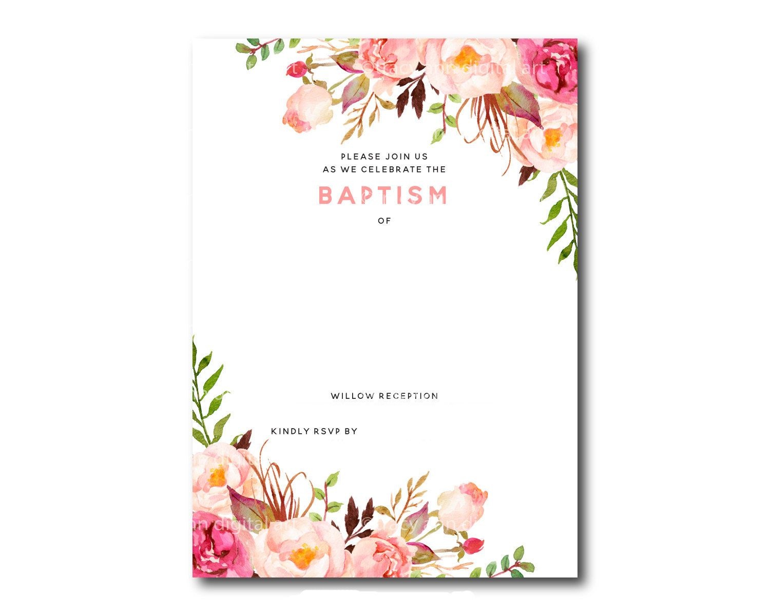 Baptism Printable Card