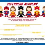 Awesome Ideas For Students To Do To Earn A Superhero Certificate   Free Printable Superhero Certificates