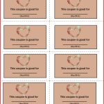Awesome Love Coupon Template | Cobble Usa   Free Printable Love Certificates For Him