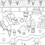 Beach Coloring Pages Printable New Beach Coloring Pages To Print New   Free Printable Summer Coloring Pages For Adults