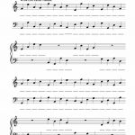Beginning Piano Note Recognition Worksheet | Sub Plans | Teaching   Beginner Piano Worksheets Printable Free