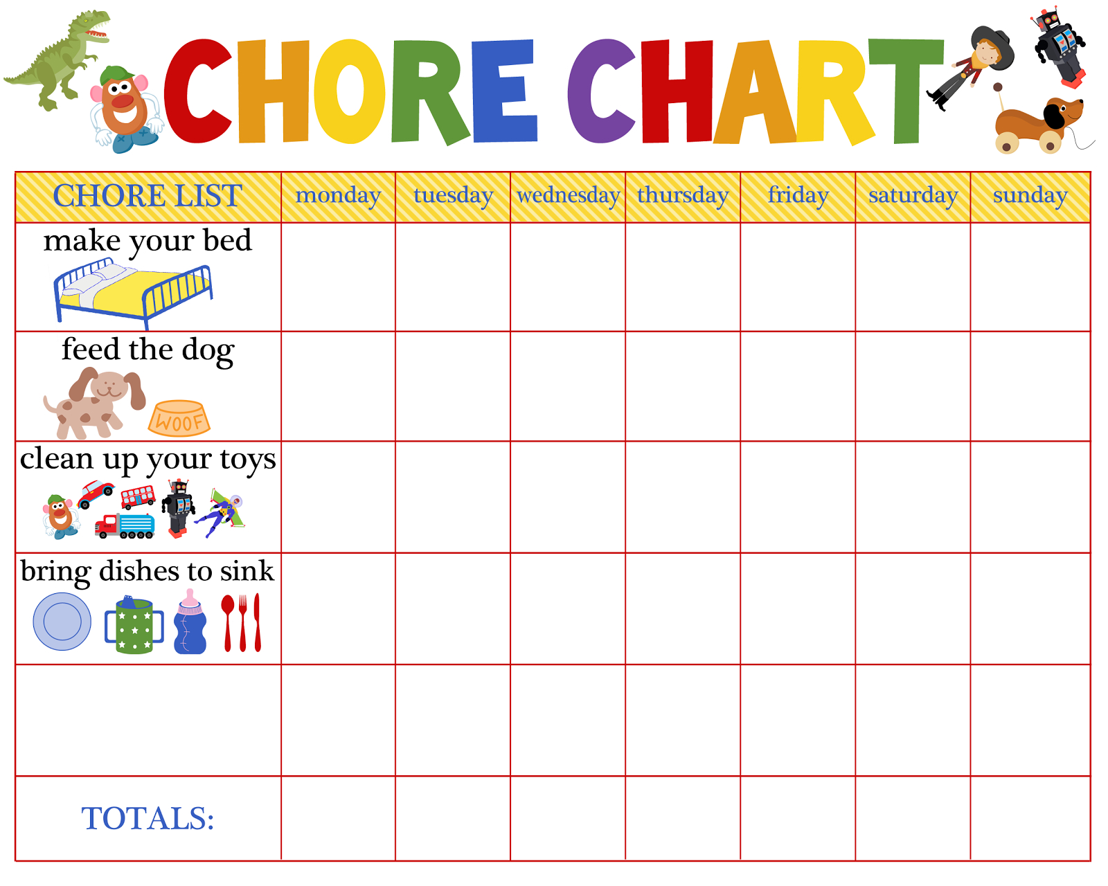 Behaviour Charts For 6 Year Olds | Kiddo Shelter | Printable Reward - Free Printable Chore Charts For 7 Year Olds