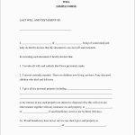 Best Free Last Will And Testament Template Fabulous Living Will   Free Printable Will Forms