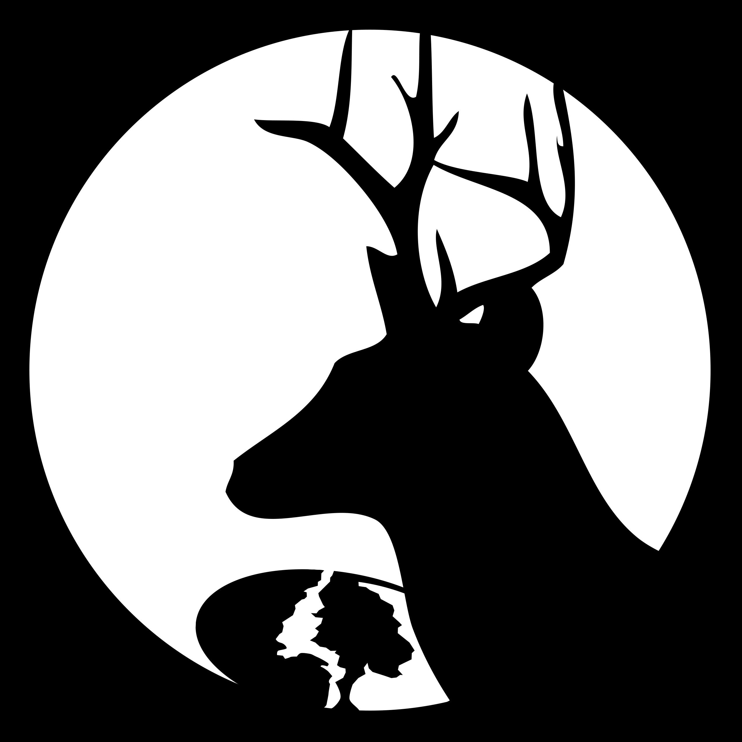 Best Whitetail Deer Pumpkin Stencil Vector File Free » Free Vector - Free Printable Deer Pumpkin Stencils