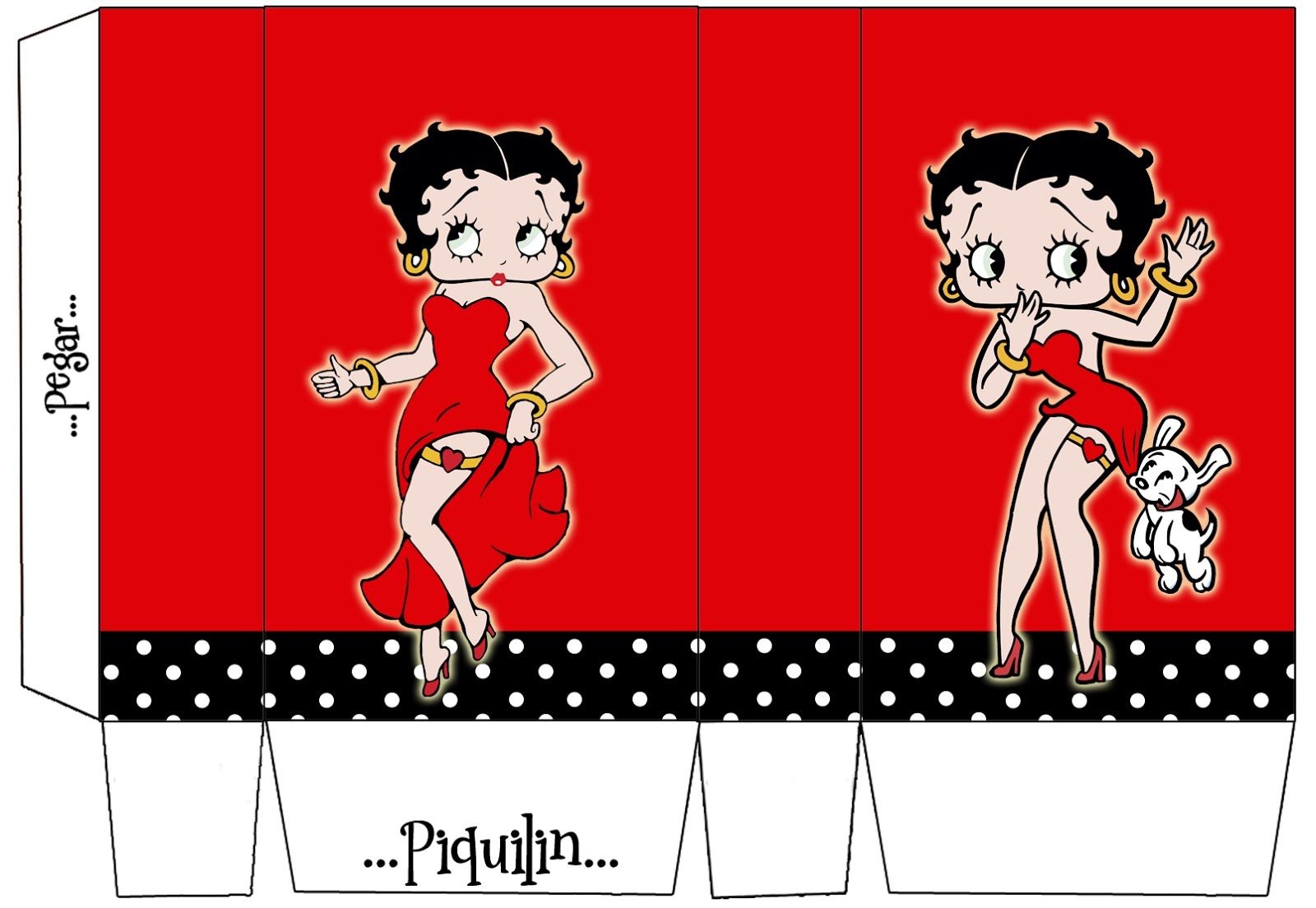 Betty Boop: Free Printable Mini Kit. | 50 Ste Verjaardag A. - Betty - Free Printable Betty Boop