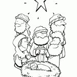 Bible Christmas Story Coloring Pages   Coloring Home   Free Printable Nativity Story Coloring Pages